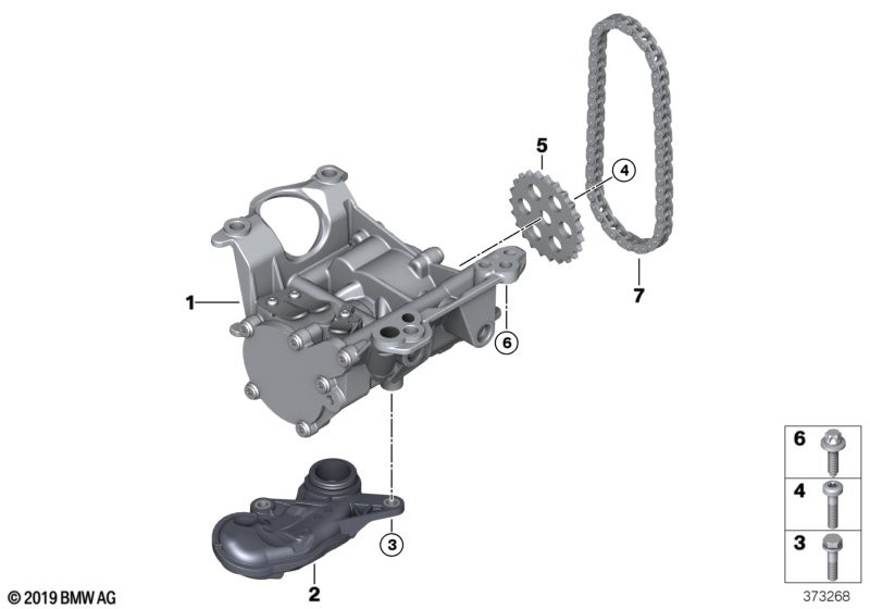 Bmw 11411748146 Yağ Pompası E36 M52 YAG EMIS BORUSUZ LASO LS10180114S