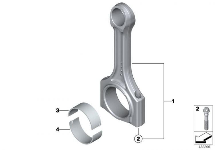 Bmw Orijinal 11247593922 Piston Kolu Saplaması F20 F21 F30 F31 F35 R56 R55 R57 R58 R59 R60 R61