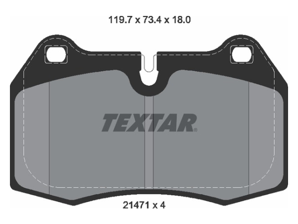 Fren Balatası E38 Ön 728735i 725tds/730d TEX_2147102 TEXTAR