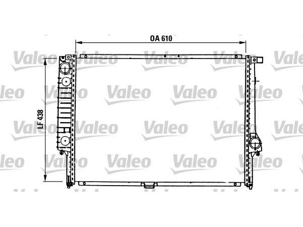 Motor Su Radyatörü E34 [M30] Otm/Şanz (Klimalı) VAL_819417  VALEO