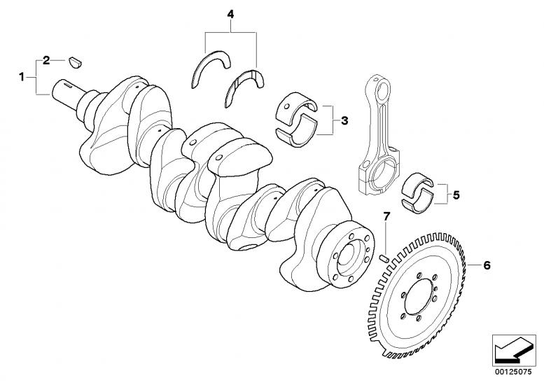 Bmw 11217640165 Krank N20 F20+LCI F21+LCI F22 F23 F30+LCI F31+LCI F34GT F35+LCI F32 F33 F36 F07 F10 F11 X3F25 X4F26 X5F15 Z489 BMW GROUP 11217640165