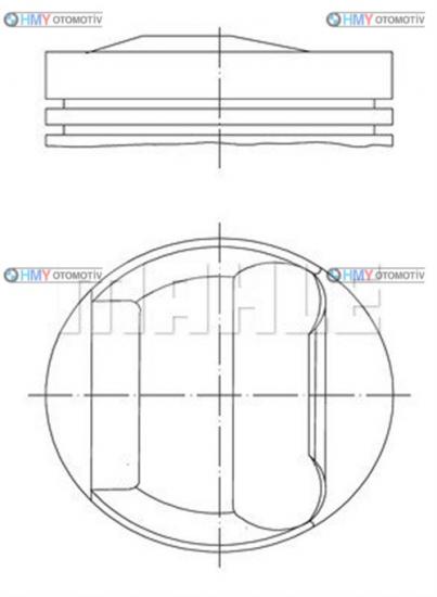 Piston Bmw   E36 E46 E39 3 Serisi 5 Serisi  11251437149 8770213050