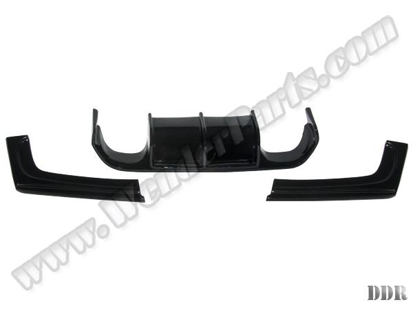 Bmw Tampon Difüzörü F30+LCI (Set) Arka (2-Çıkış) Piyano Siyah -///M-Vorsteiner- BA2350697VRS WENDER