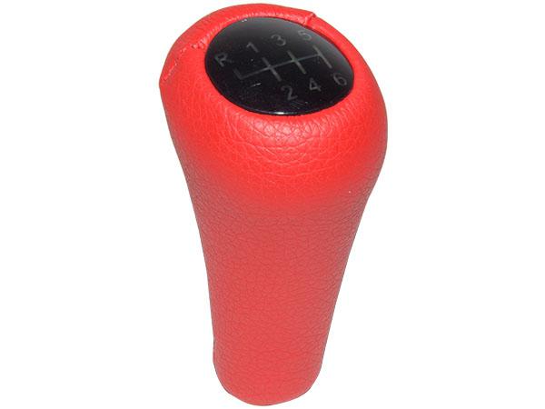 Vites Topuzu BMW -6 İleri- Man.Şanz; (Kırmızı; Suni Deri) Işıklı  BA25112282448RD WENDER