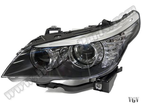 Komple Far E60-LCI Sol; Bi-Xenon 2007-09 B A63127177751 WENDER