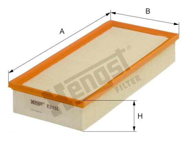 Hava Filtresi M50 [E34] HNG_E215L  HENGST