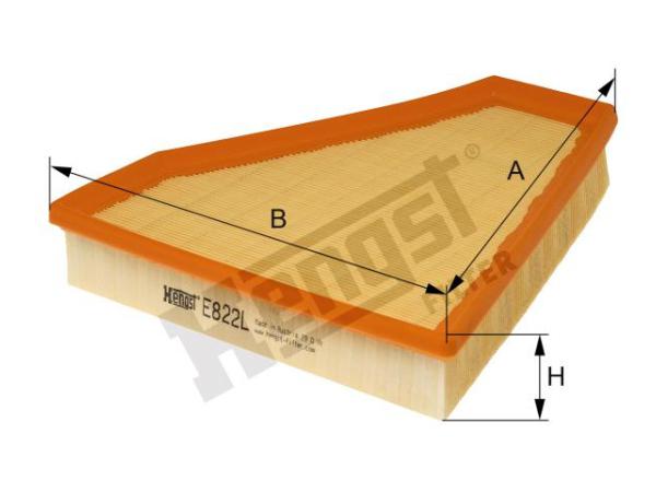 Hava Filtresi N52 N53 [E87 E90] HNG_E822L  HENGST