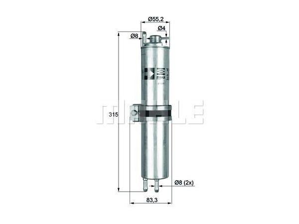 Yakıt Filtresi M54 N62 [E65] KHT_KLH12  KNECHT