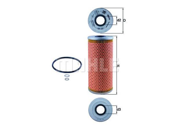 Yağ Filtresi M70 [E32] KHT_OX121D  KNECHT