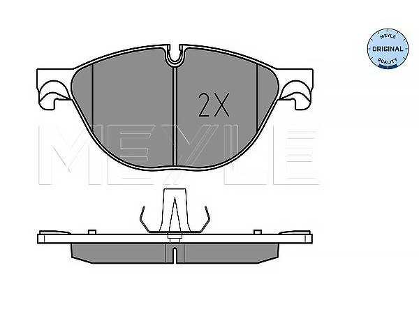Fren Balatası F10 F01 Ön 528550i 525535d; 730750i 730/740d MEY_0252504519 MEYLE