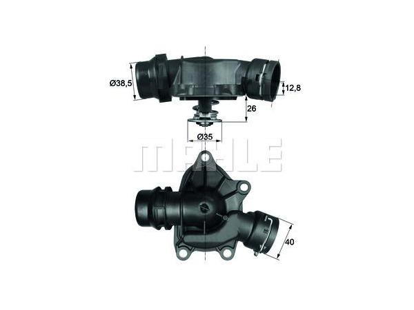 Termostat M57 [E39 E38] 88C 530/730d 1995-99 MHE_TI2688  MAHLE