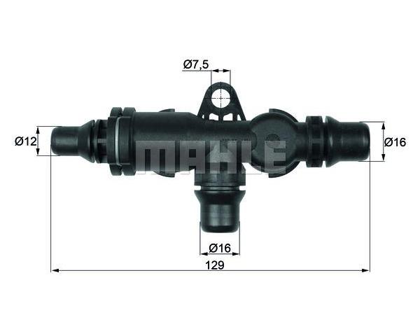 Termostat M54 M57 M62 N62 [E53] 82C MHE_TO482  MAHLE