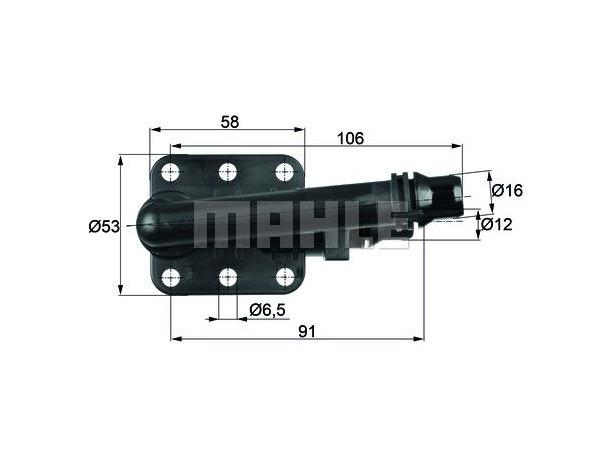 Termostat N62 [E60 E65] 82C MHE_TO582  MAHLE