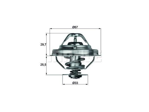Termostat M51 [E34 E36 E39 E39] 80C MHE_TX3880D  MAHLE