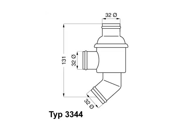 Termostat M10 [E30 E28] 80C WHL_334480  Wahler