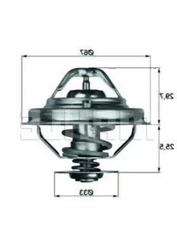 BMW 3 Serisi E36 M41 Termostat 11532246825 MAHLE