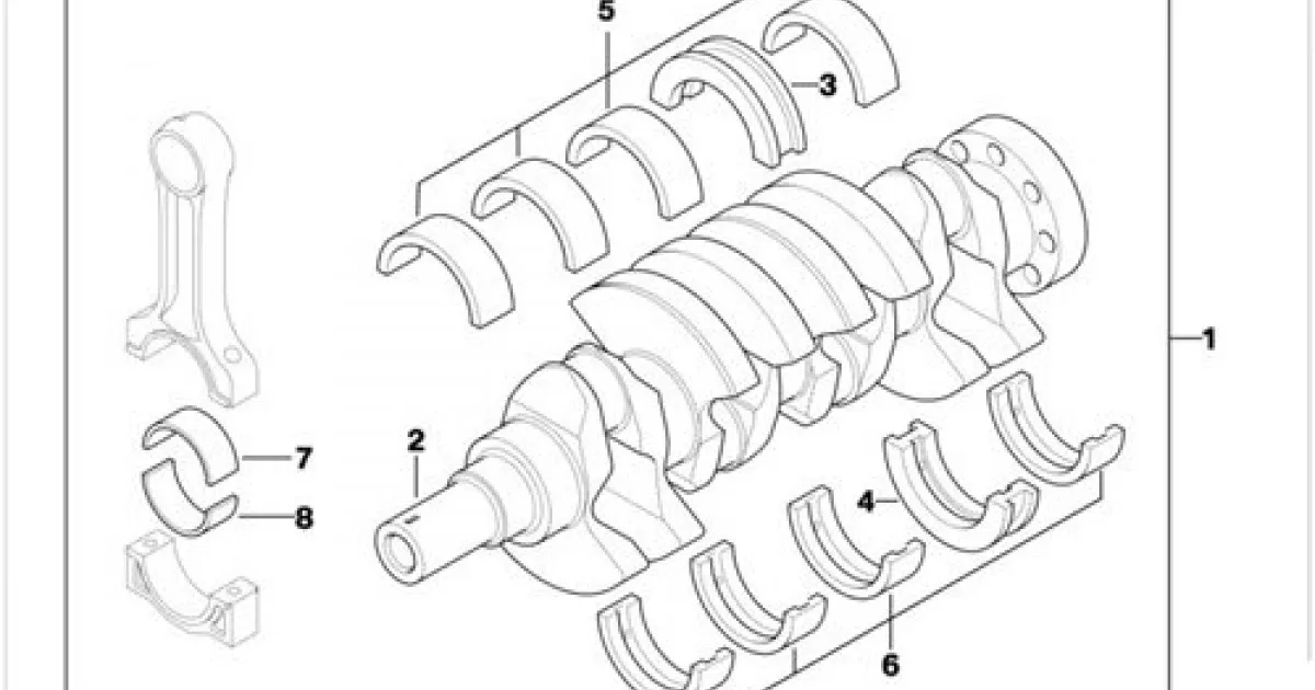 Yatak Ana /320 Takim Kss BMW E30 E34 E36 M20 - 11211706865