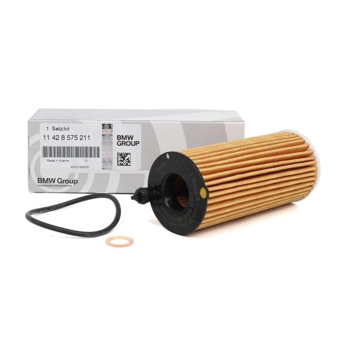 BMW F10 F11 F15 F20… B37 B38 B47… Yağ Filtresi 11428575211