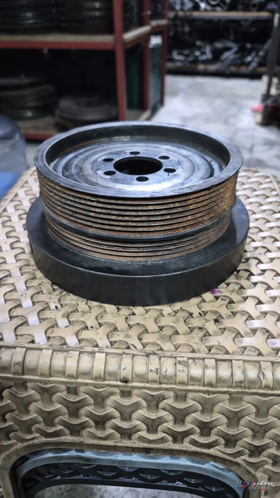 BMW X5 E70 Krank Kasnağı 7561311 Orijinal Çıkma